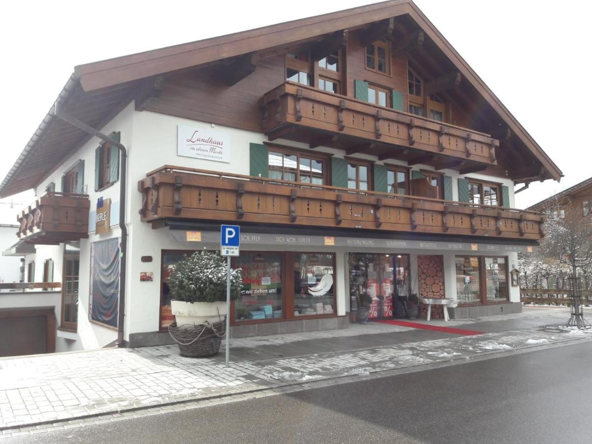 Ferienwohnungen Alpentraum - Landhaus Im Oberen Markt Oberstdorf Exteriér fotografie